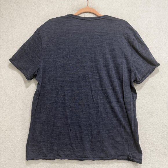 Icebreaker Shirt Mens XL Blue Short Sleeve Crewneck Lightweight Casual Tee - Picture 7 of 8